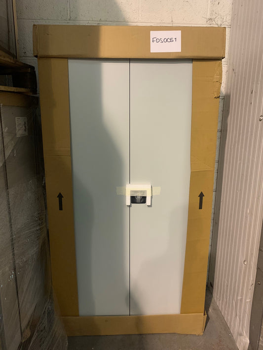Grey 1790mm Double Door Cupboard