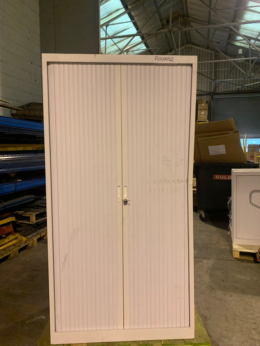 White 1950mm Steel Tambour