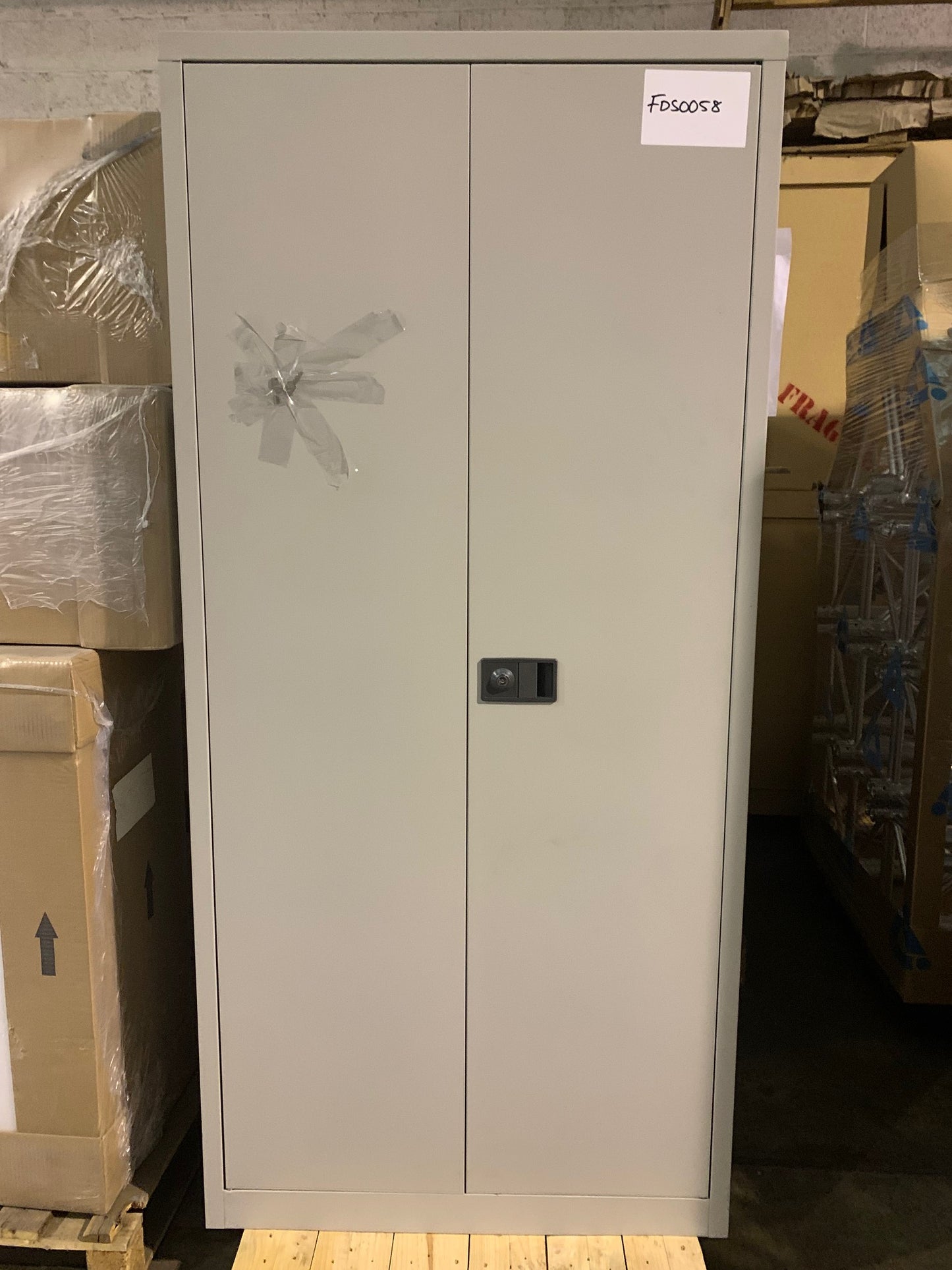 Grey Bisley 1950mm Contract Cupboard