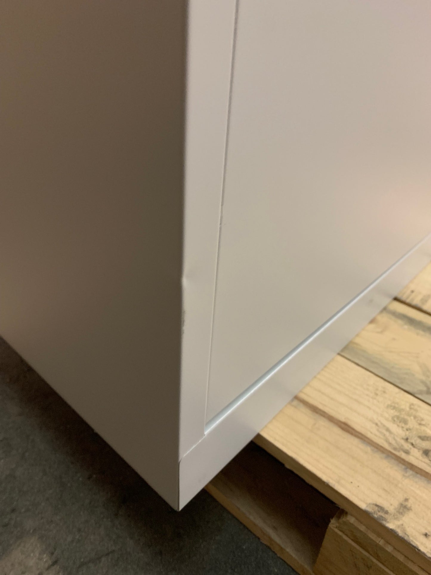 Grey Talos 1000mm Double Door Cupboard