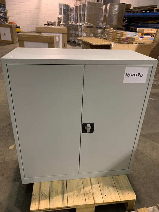 Grey Talos 1000mm Double Door Cupboard