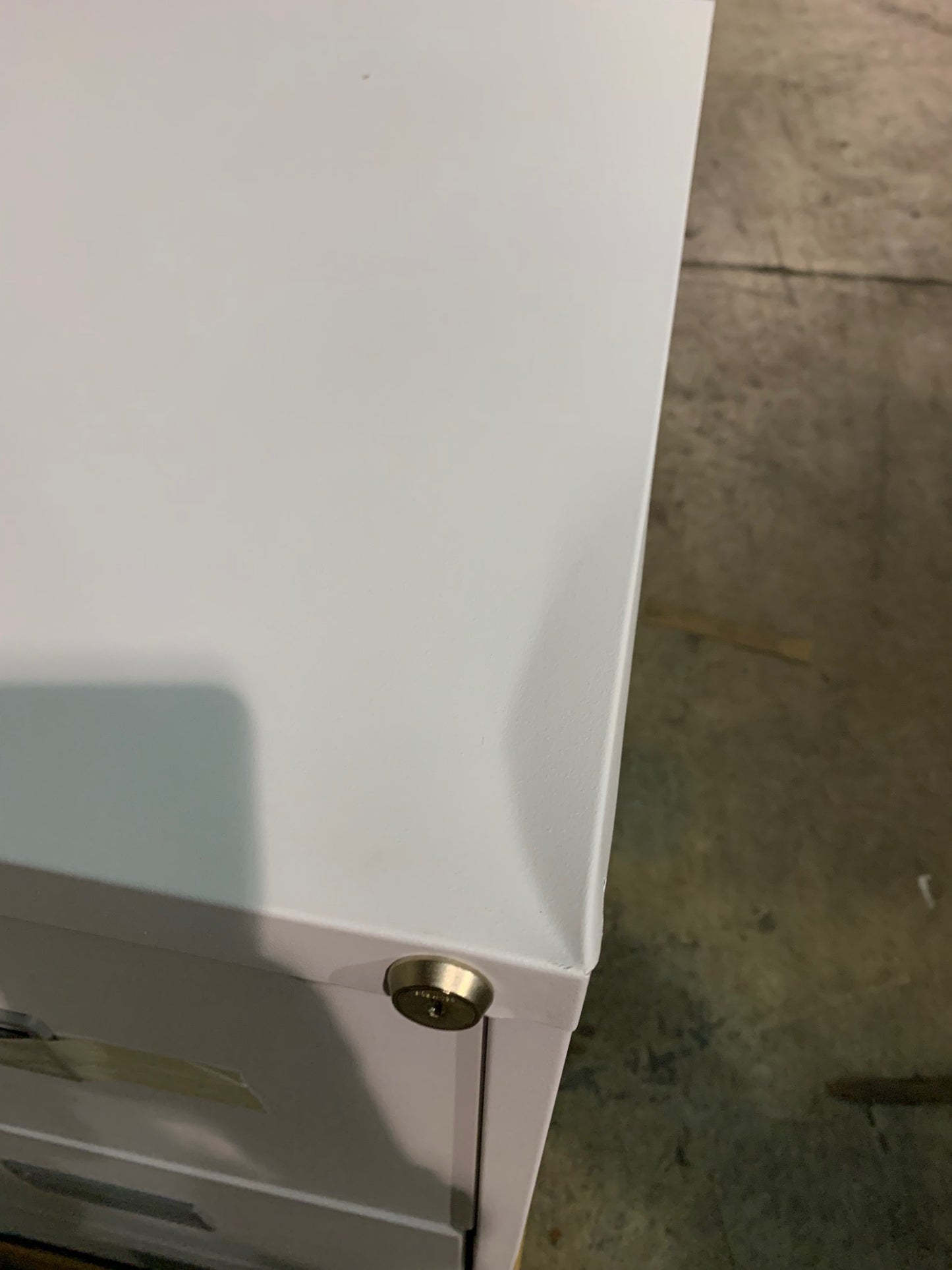 White Talos 3 Drawer Filing Cabinet