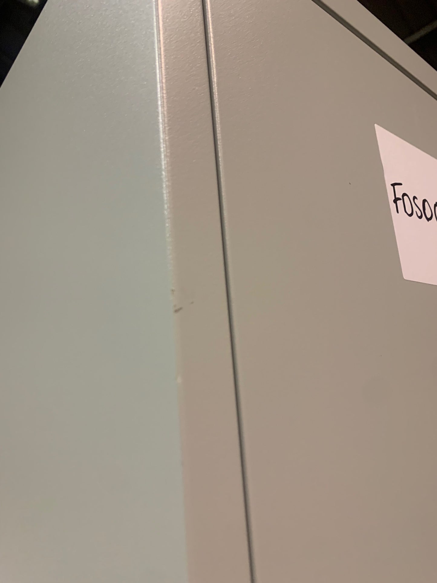 Grey 1790mm Steel Double Door Cupboard