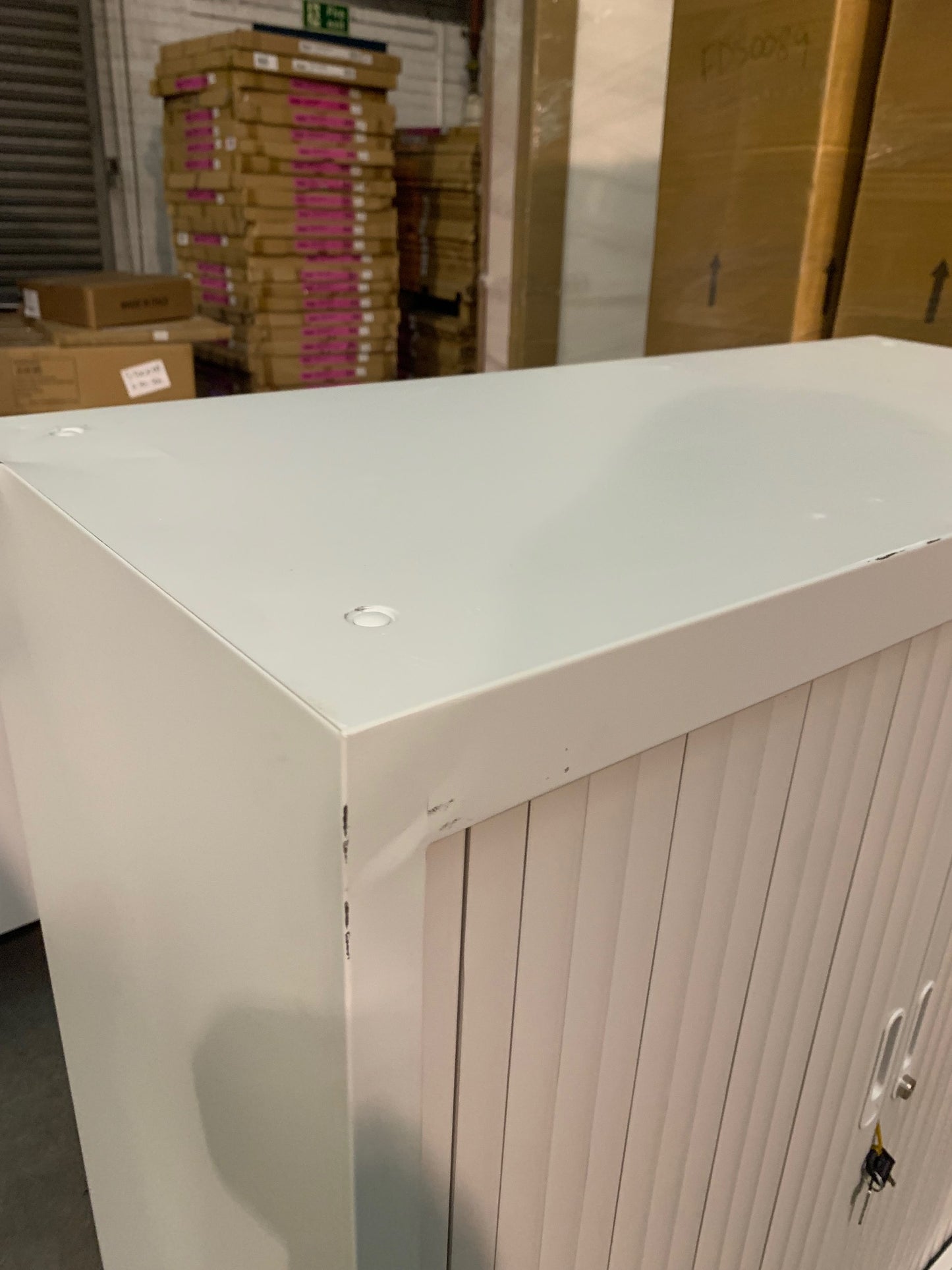 Grey 1050mm Steel Tambour