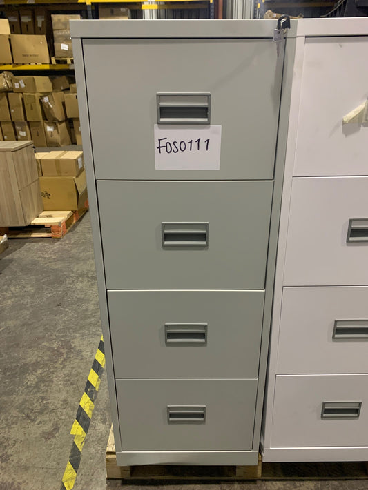 Talos Grey 4 Drawer Filing Cabinet
