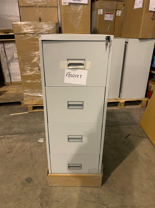 Grey Talos 4 Drawer Filing Cabinet