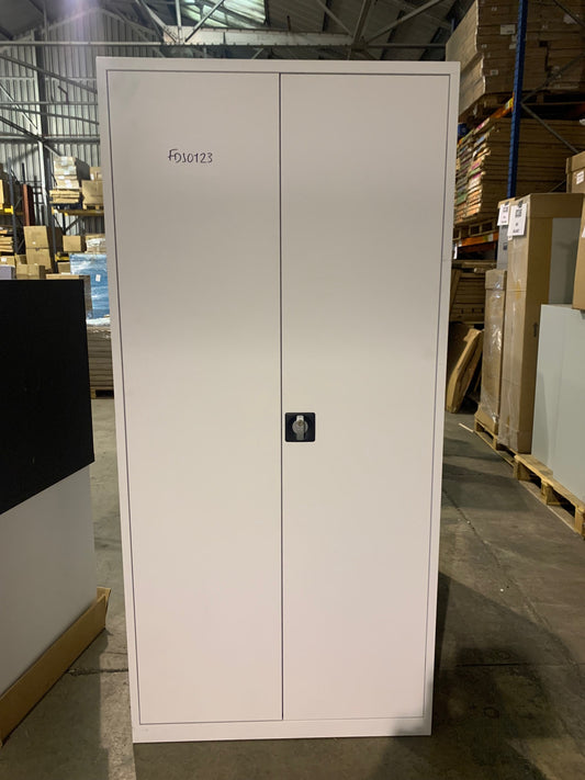 White Talos 1950mm Double Door Cupboard