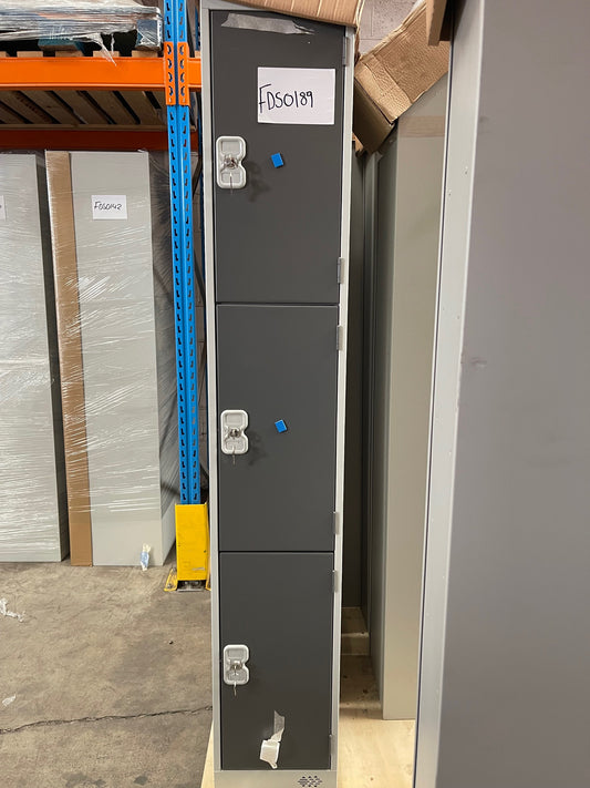 Grey 3 Door Locker