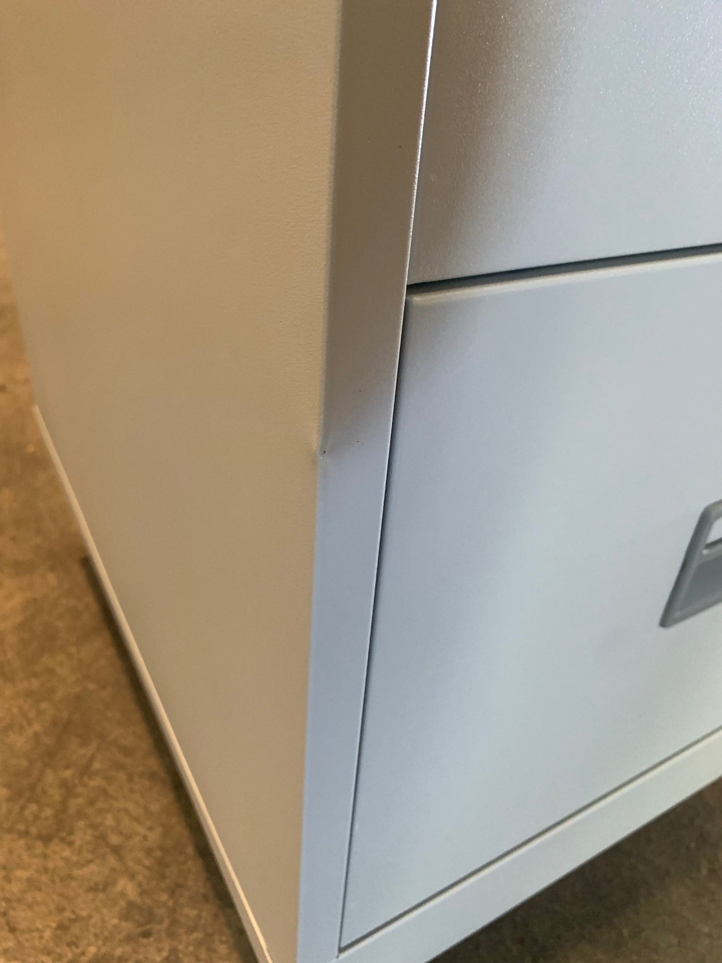 Grey 4 Drawer Filing Cabinet