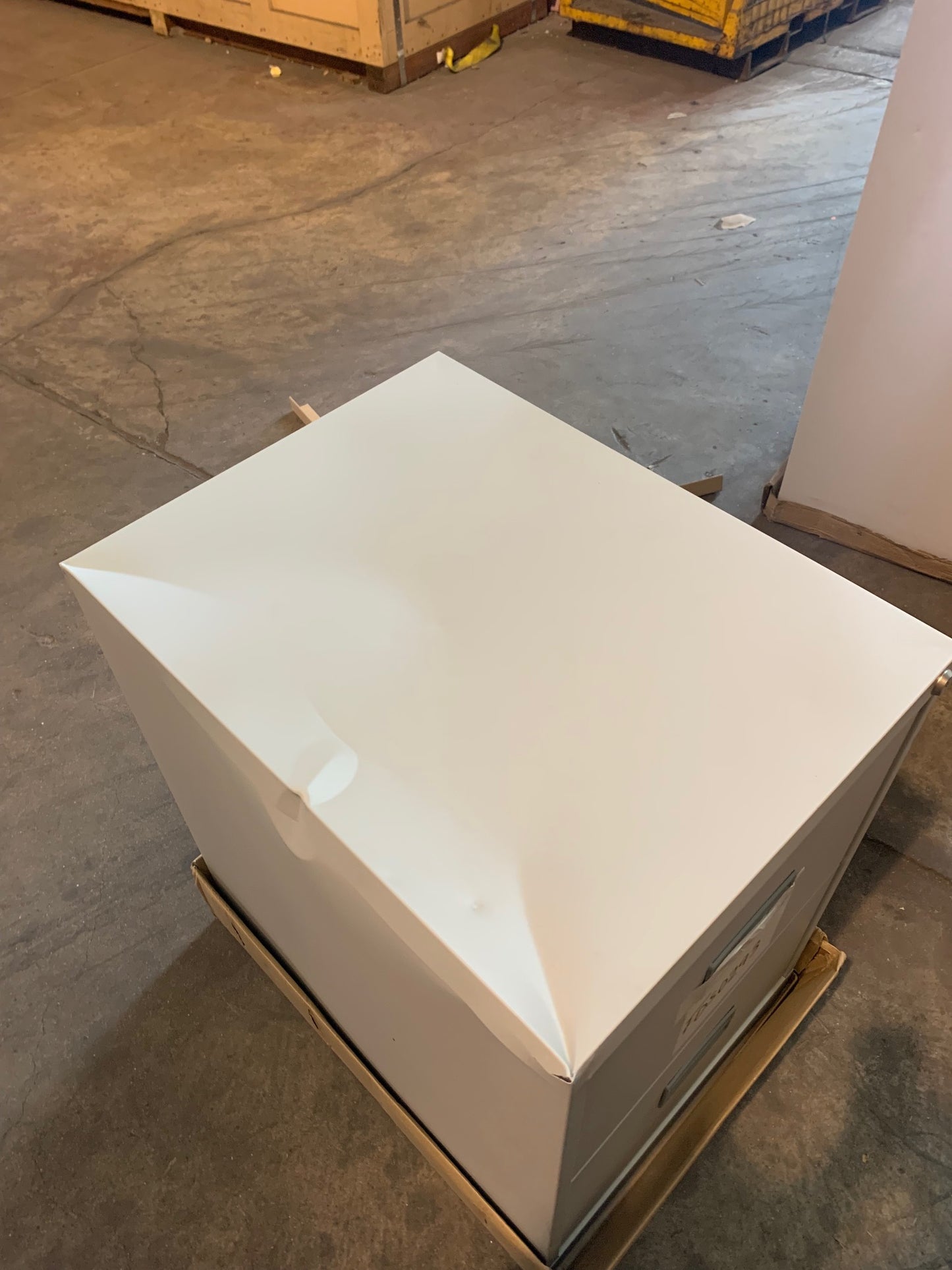 Grey 2 Drawer Filing Cabinet