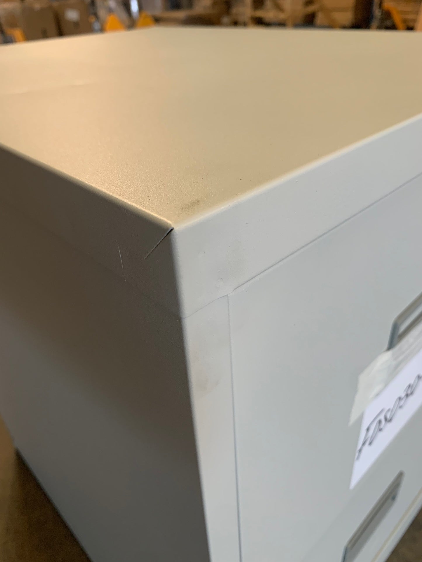 Grey 2 Drawer Filing Cabinet