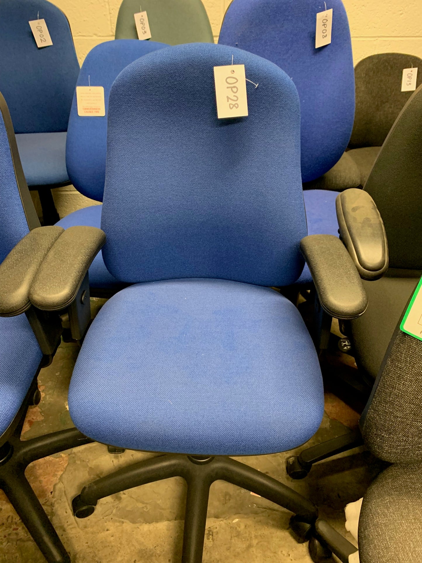 Slightly Imperfect Basic Operator Chairs