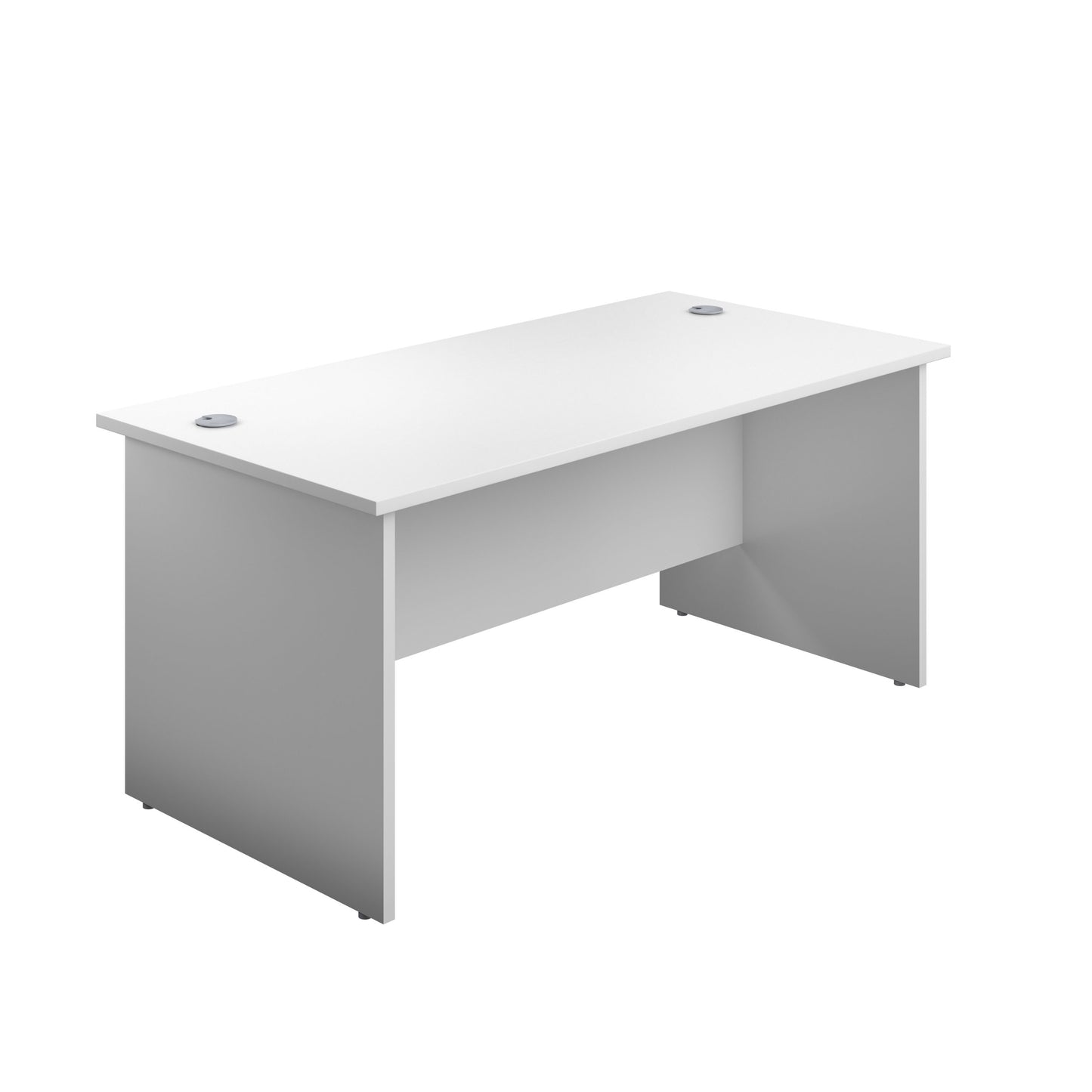 Straight Desk with Panel End Leg - 600mm deep