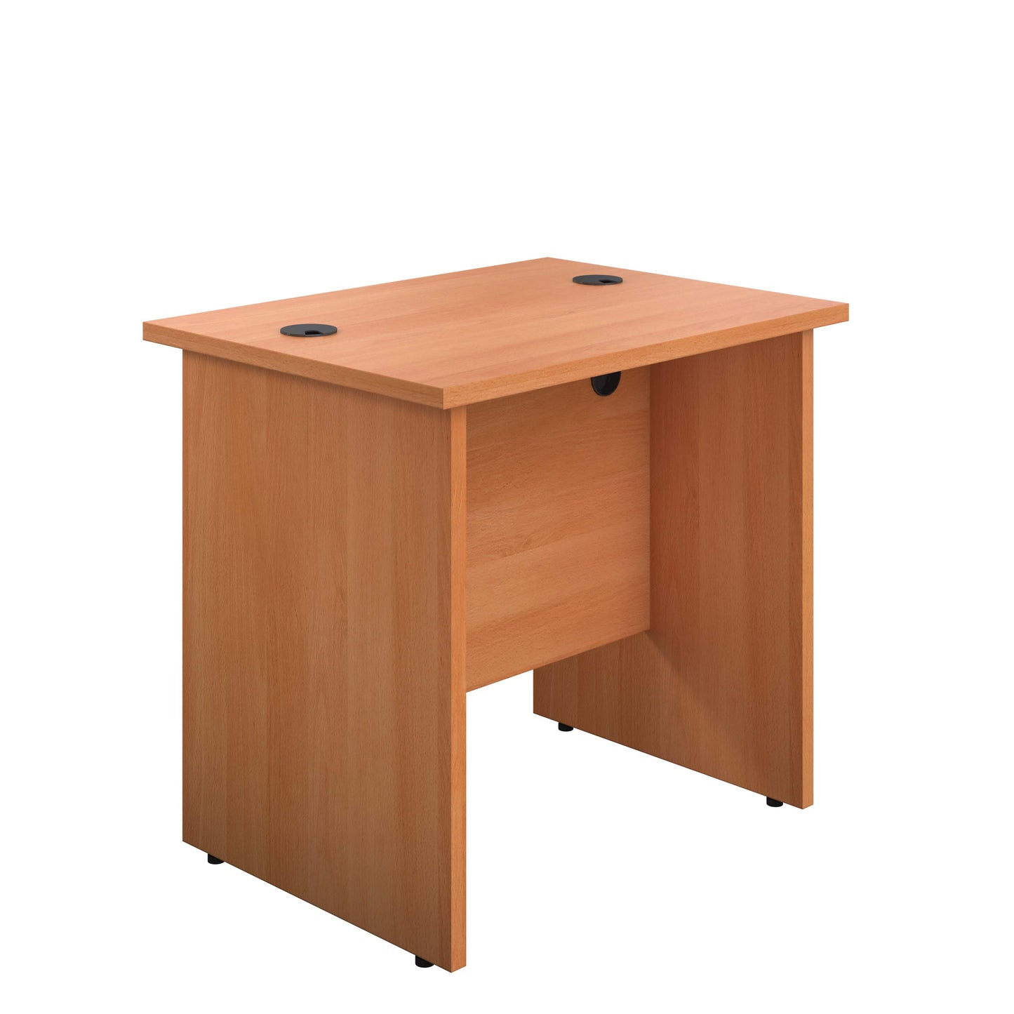 Straight Desk with Panel End Leg - 600mm deep