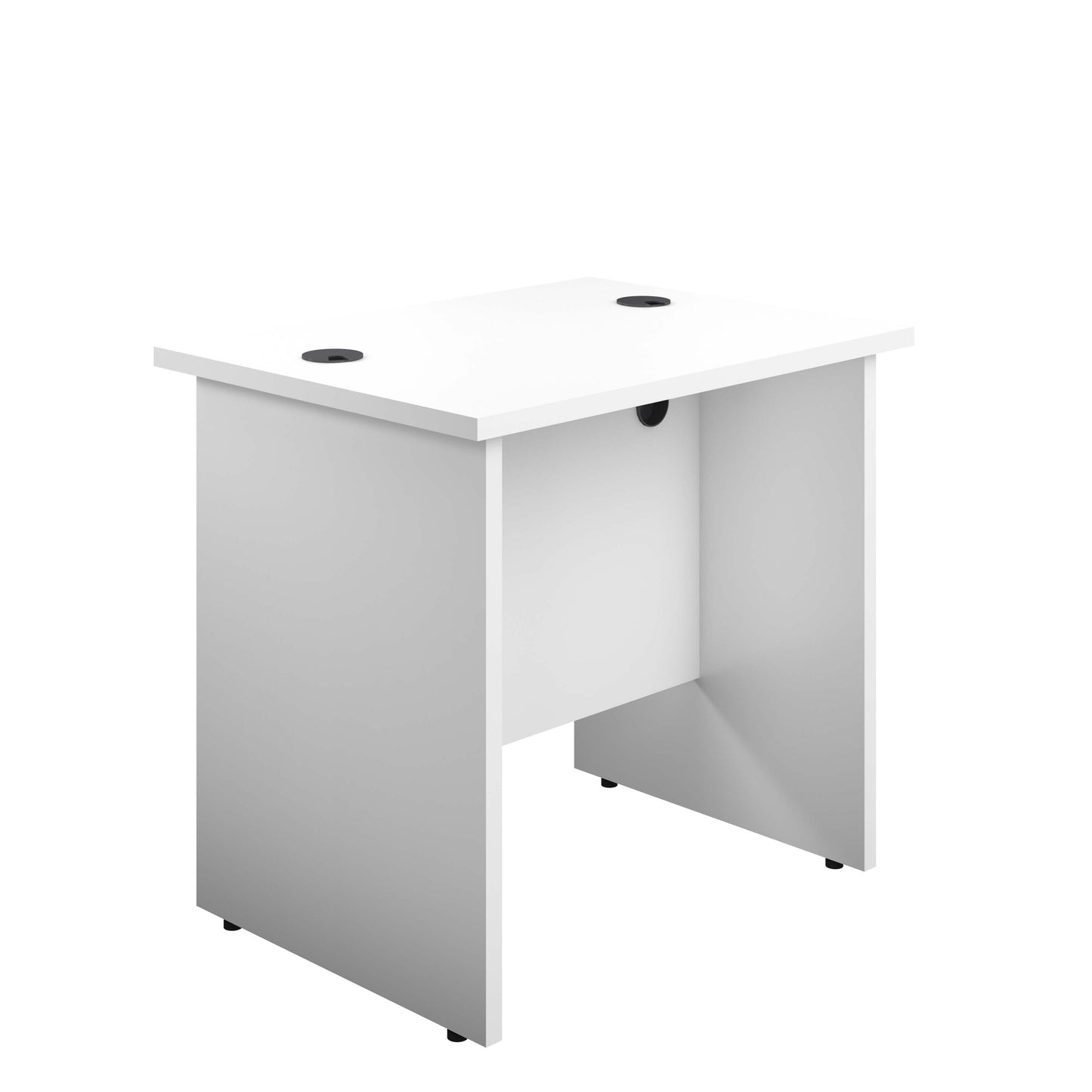 Straight Desk with Panel End Leg - 600mm deep