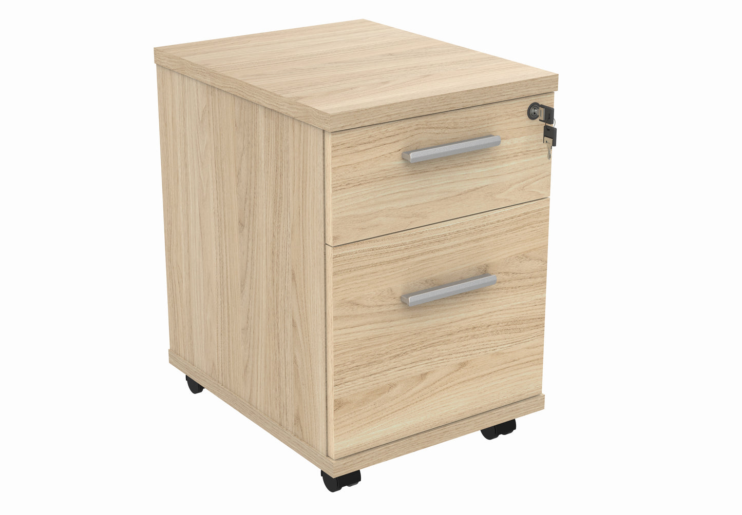 2 Drawer Under Desk Mobile Pedestal