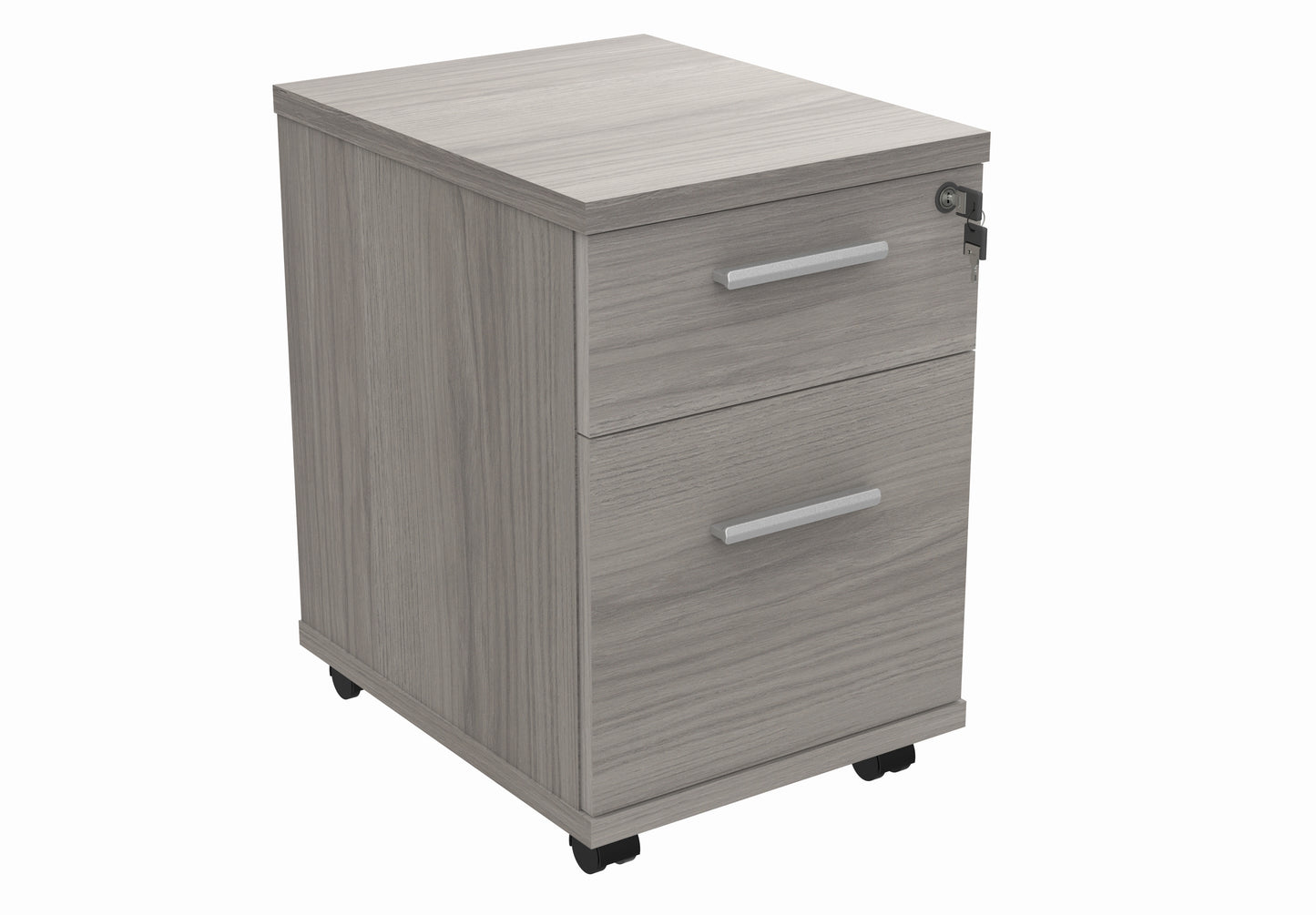 2 Drawer Under Desk Mobile Pedestal