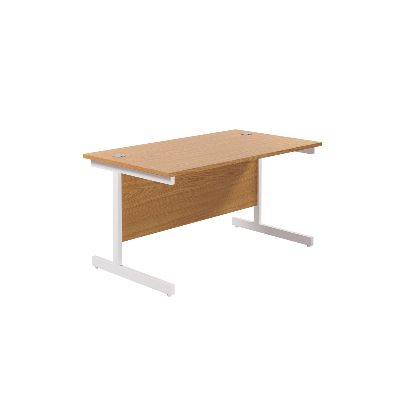 Desk with Single Upright Legs - 800mm deep