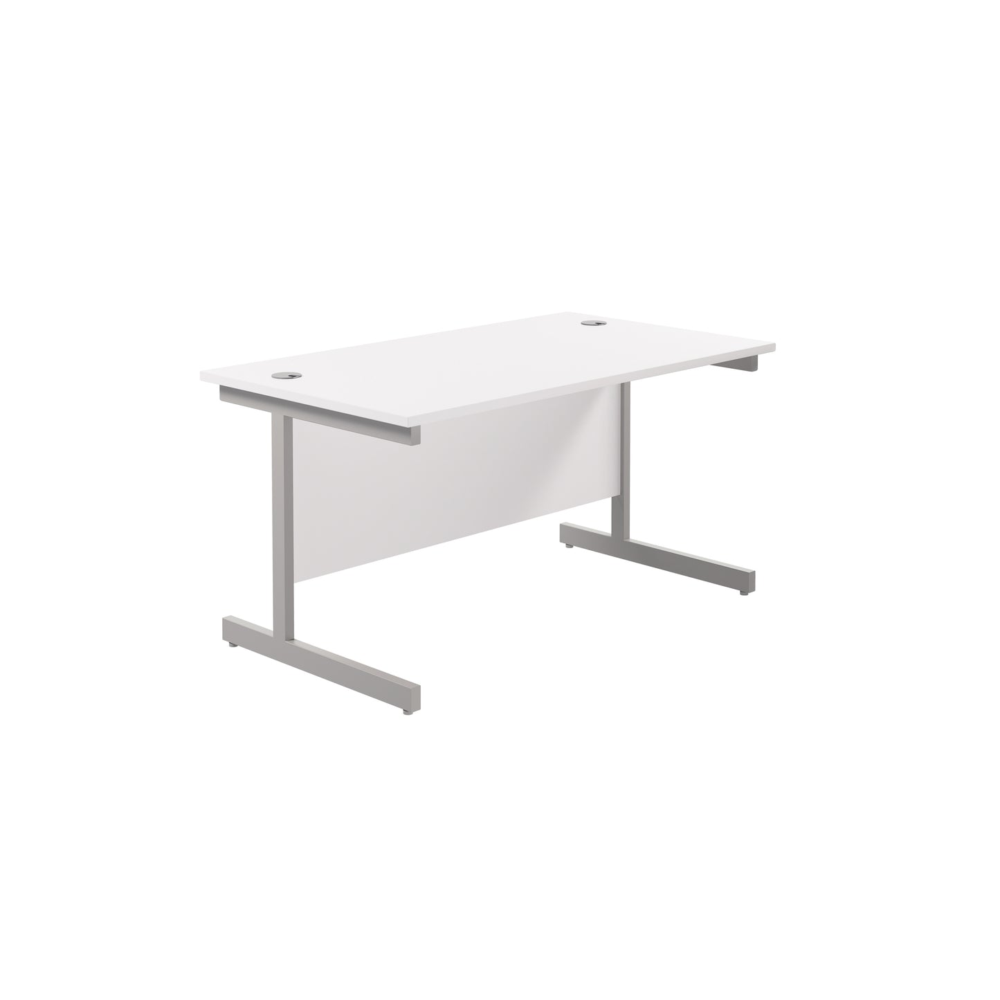 Desk with Single Upright Legs - 800mm deep