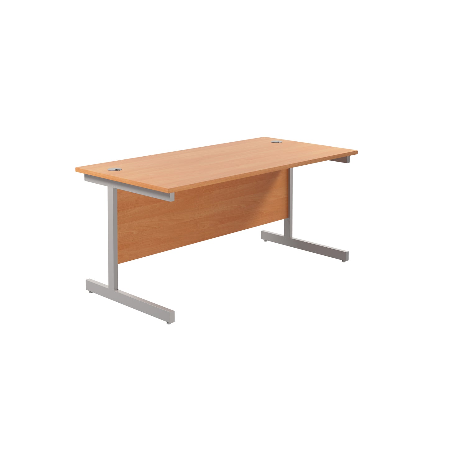 Desk with Single Upright Legs - 800mm deep