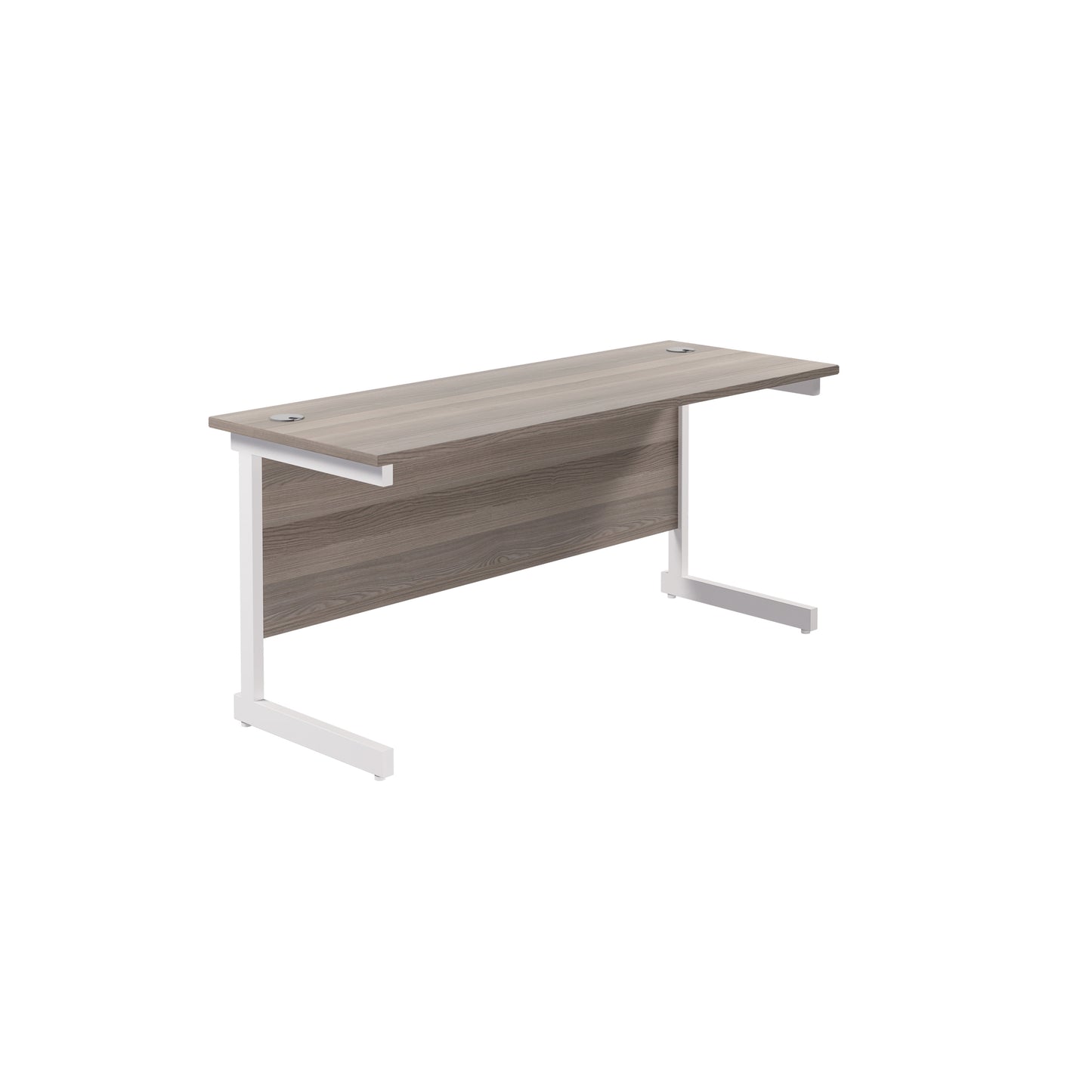 Desk with Single Upright Legs - 600mm deep