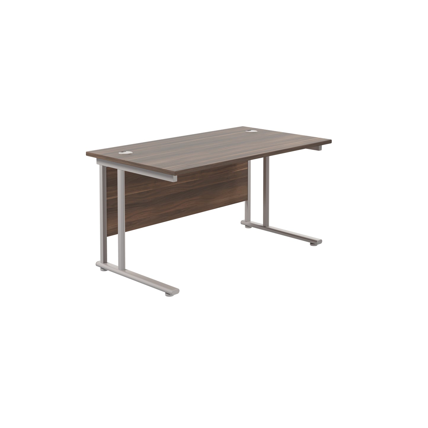 Desk with Twin Upright Legs - 800mm deep