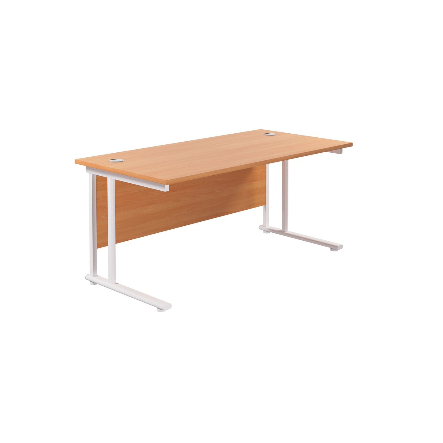 Desk with Single Upright Legs - 800mm deep