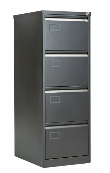 Bisley 4 Drawer Steel Filling Cabinet