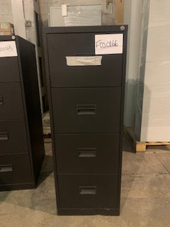 Black 4 Drawer Talos Filing cabinet