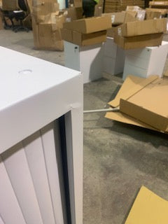 White 1050mm Tambour