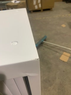 White 1050mm Tambour
