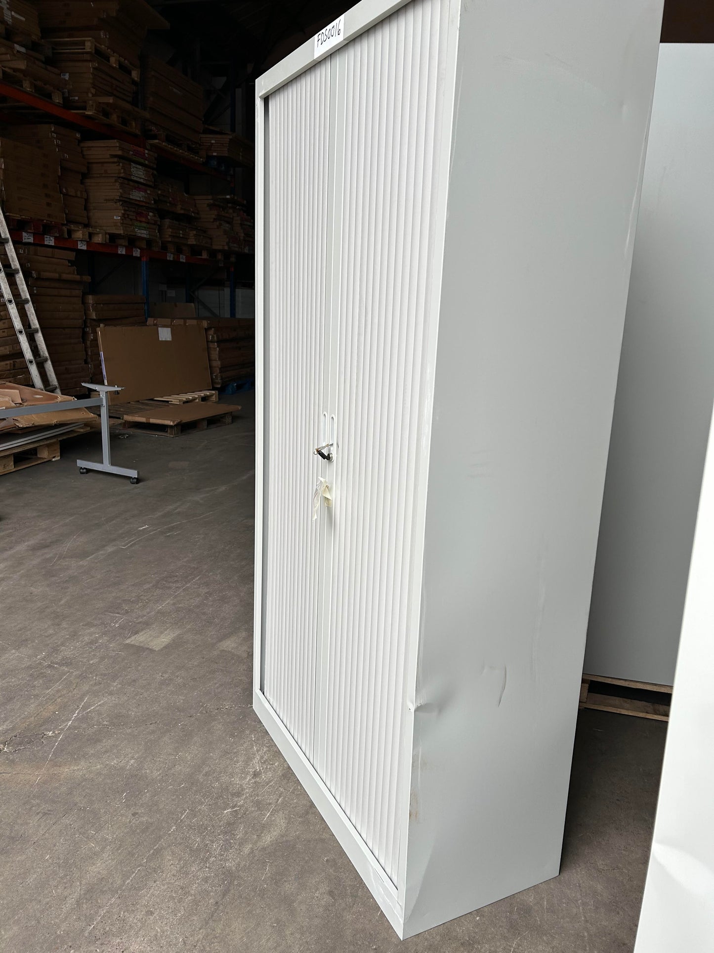 Grey 1950mm Metal Tambour