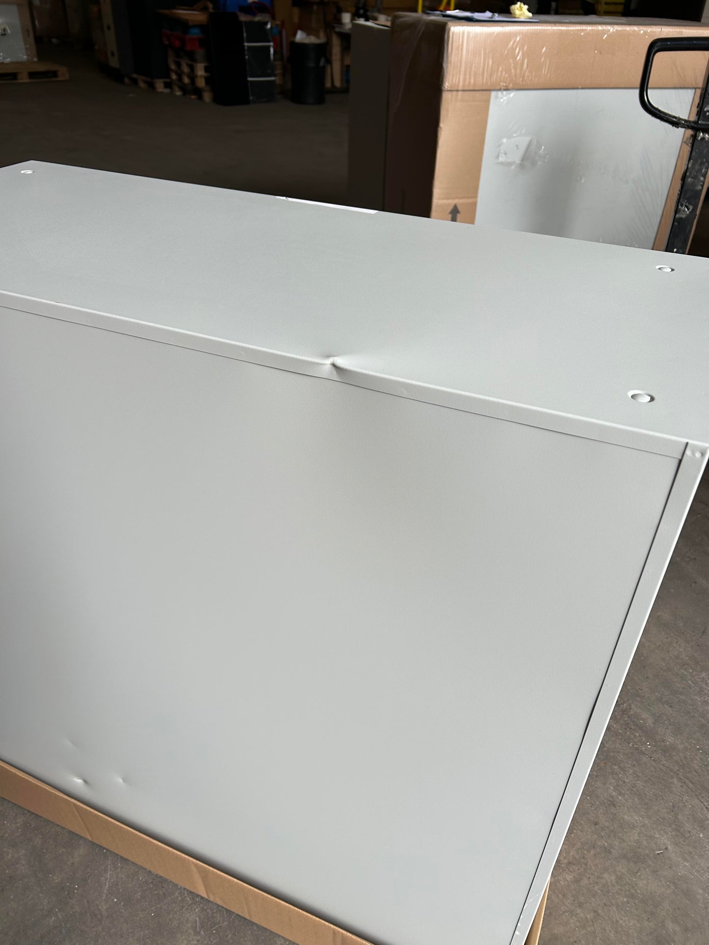 Grey 1050mm Metal Tambour